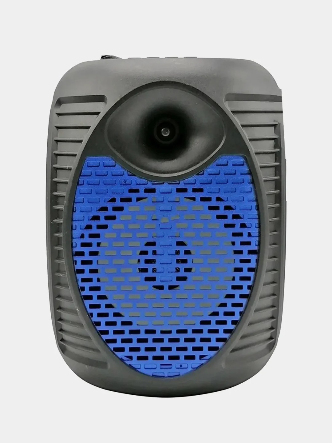 Синий беспроводная портативная Bluetooth колонка ZQS-1420 с подсветкой