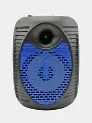 Синий беспроводная портативная Bluetooth колонка ZQS-1420 с подсветкой