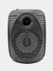Черный беспроводная портативная Bluetooth колонка ZQS-1420 с подсветкой