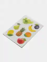 Красный детские магниты: овощи, фрукты, животные, машинки, динозавры