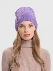 Сиреневый шапка женская Камелия