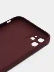 Фуксия чехол для iPhone (Айфон) 11 со стеклянной панелью