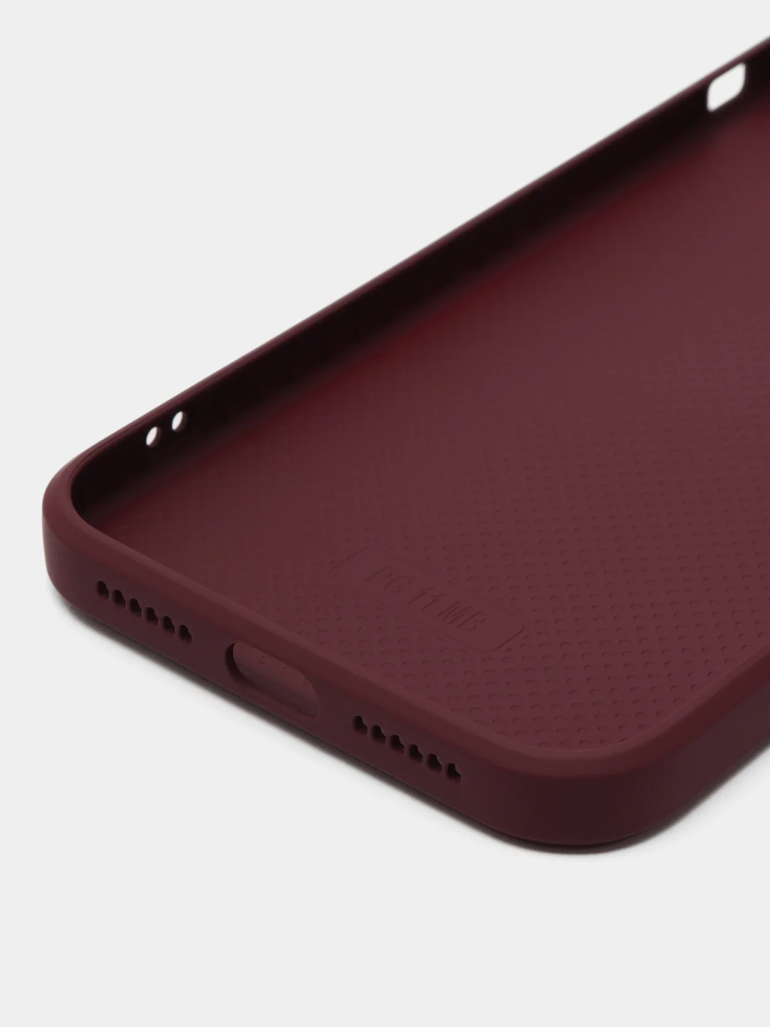 Фуксия чехол для iPhone (Айфон) 11 со стеклянной панелью