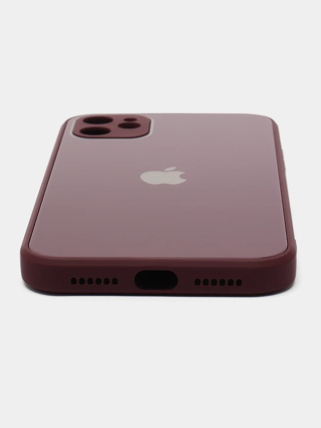 Фуксия чехол для iPhone (Айфон) 11 со стеклянной панелью