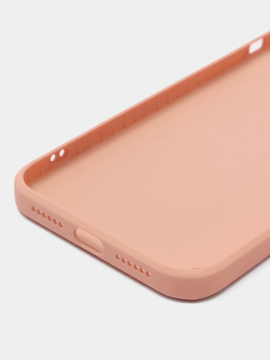 Коралловый меланж чехол для iPhone (Айфон) 11 со стеклянной панелью
