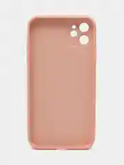 Коралловый меланж чехол для iPhone (Айфон) 11 со стеклянной панелью