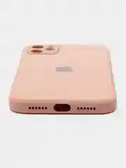 Коралловый меланж чехол для iPhone (Айфон) 11 со стеклянной панелью