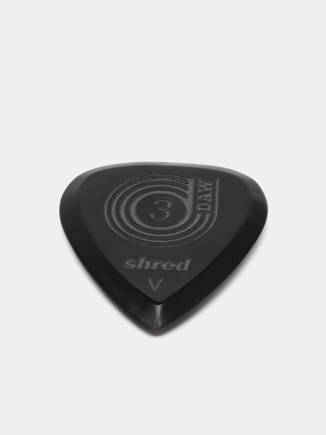 Черный медиаторы для гитары DAW MAN Picks Shredline Pointed, черные, 1.5 мм, 2 мм, 3 мм