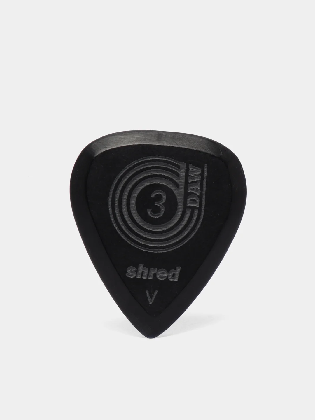 Черный медиаторы для гитары DAW MAN Picks Shredline Pointed, черные, 1.5 мм, 2 мм, 3 мм