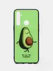 Лайм чехол силиконовый со стеклянной панелью Oppo Reno 4 A8 A31 A31 realme 7i c17