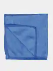 Салфетка для стекла и оптики, микрофибра, 30х30 см, синяя, ЛАЙМА