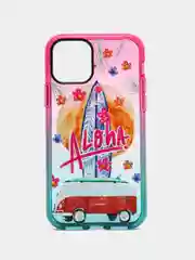 Фуксия чехол для iPhone 11, 11 Pro, 11 Pro Max, 12 Pro Max, 12 mini, X/XS, XS Max, 7+, 8+