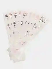 Индиго наклейки "для тебя", "спасибо", "сделано с любовью"