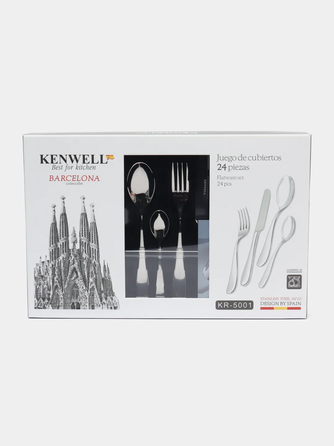 Столовый набор KENWELL KR-5001, 24 предмета