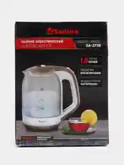 Чайник электрический Sakura SA-2736WG стеклянный, с точечной подсветкой, 1.8 л