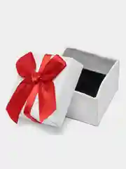 Алый коробочка подарочная "Бантик", под кольцо, 5 х 5 см