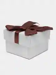 Шоколадный коробочка подарочная "Бантик", под кольцо, 5 х 5 см