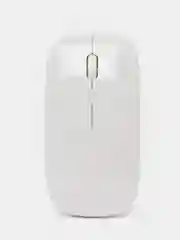 Белый мышь компьютерная , бесшумная, беспроводная, ультратонкая, 2.4 GHz, Bluetooth, USB зарядка