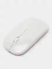 Белый мышь компьютерная , бесшумная, беспроводная, ультратонкая, 2.4 GHz, Bluetooth, USB зарядка