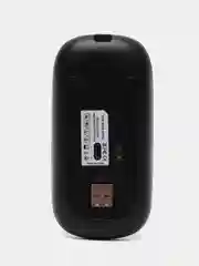 Серый мышь компьютерная , бесшумная, беспроводная, ультратонкая, 2.4 GHz, Bluetooth, USB зарядка