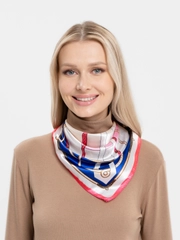 Платок женский, атласный, с рисунком