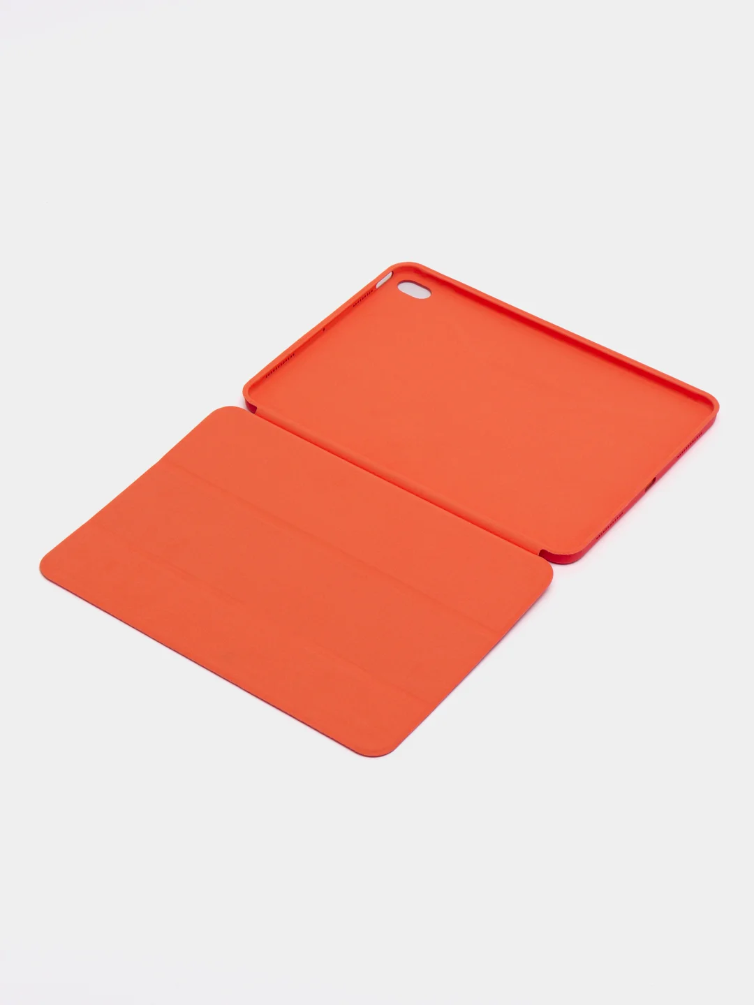 Оранжевый стильный чехол со шторкой для iPad