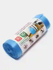 Мешки для мусора 30 л, синие, в рулоне 30 шт., 50х60 см., ЛАЙМА