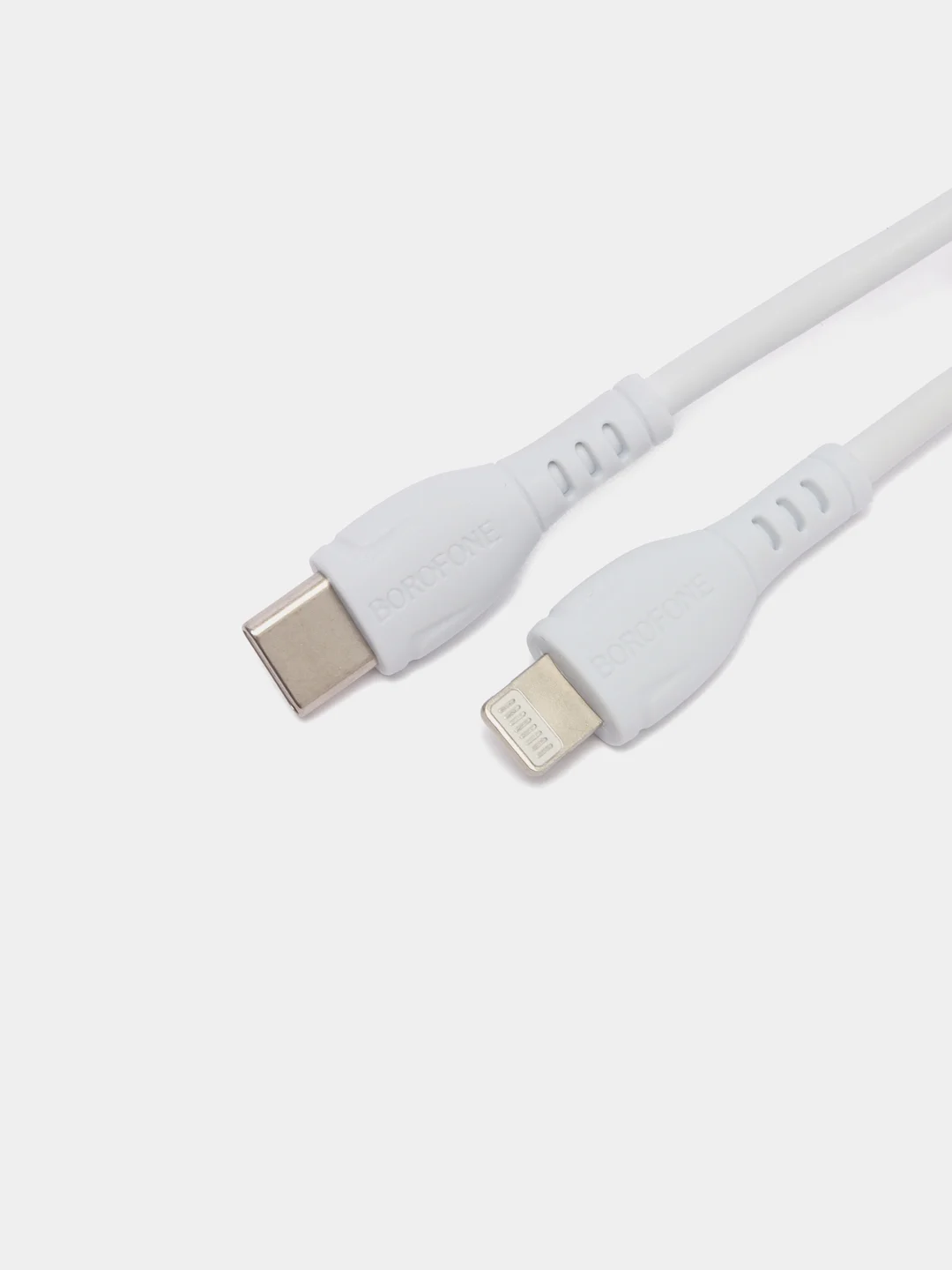Белый кабель USB-C Borofone BX51 Triumph, Type-C-Lightning, белый, 3A, 60W, 1 м
