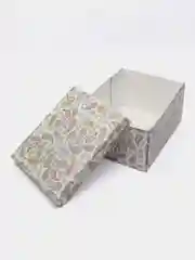 Бежевый коробка ПОДАРОЧНАЯ ИКЕЯ/ КОРОБКА СКЛАДНАЯ ДЛЯ ХРАНЕНИЯ  / КОРОБКА КАРТОННАЯ САМОСБОРНАЯ