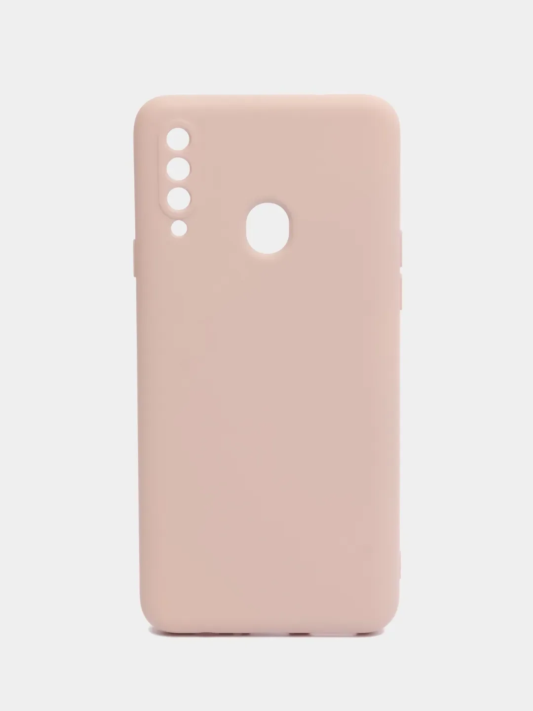 Бежевый чехол силиконовый для Samsung Galaxy A20s, Самсунг Галакси А20с, Silicone Cover