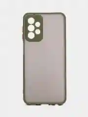 Лесной зеленый чехол для Samsung Galaxy A23, Самсунг Галакси А23 пластиковый матовый, с цветными кнопками