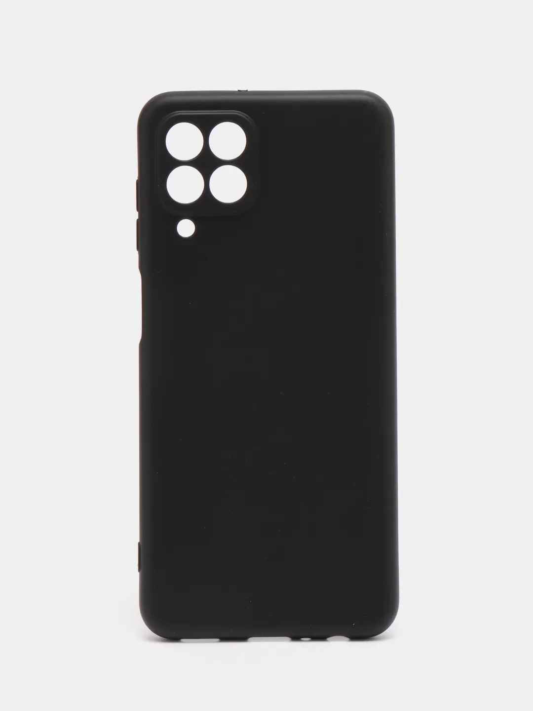Черный чехол Samsung Galaxy M33 (Самсунг Галакси М33), черный, силиконовый