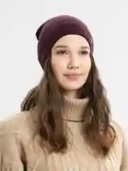 Фиолетовый шапка женская "Комета"