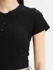 Черный топ женский