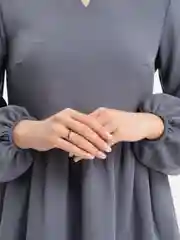 Кольцо винтажное узкое
