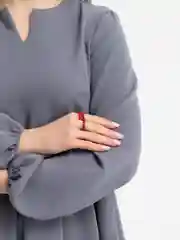 Красный комплект из двух цветных колец