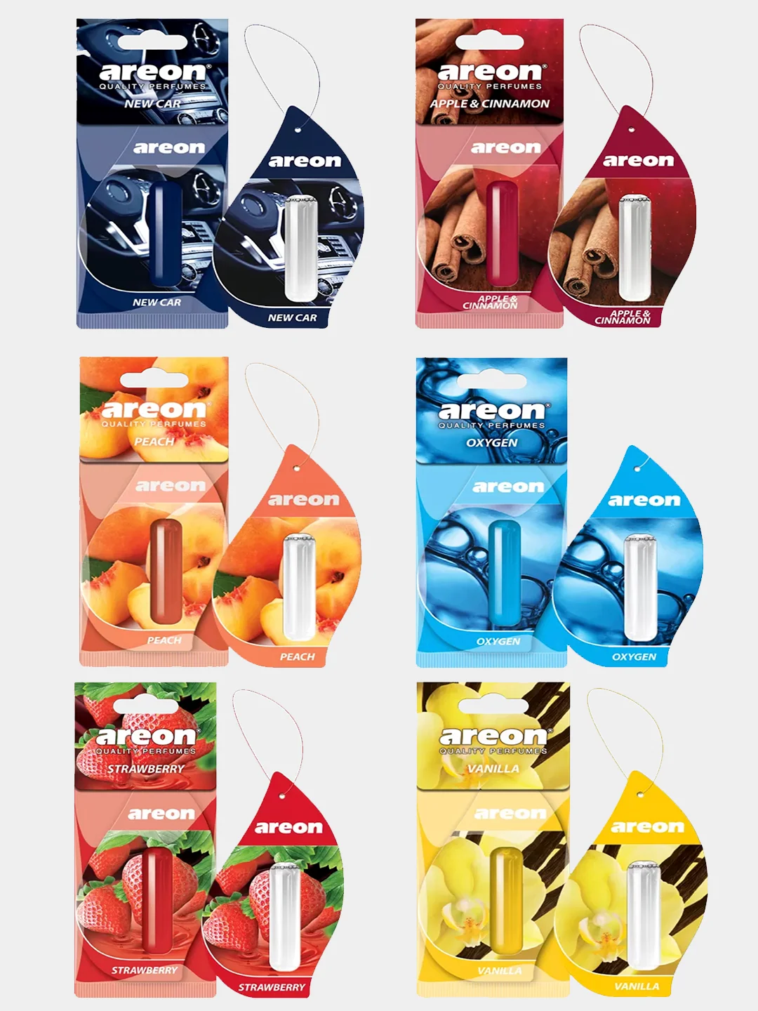 Ароматизатор воздуха для авто Areon Liquid, подвесной, гелевый