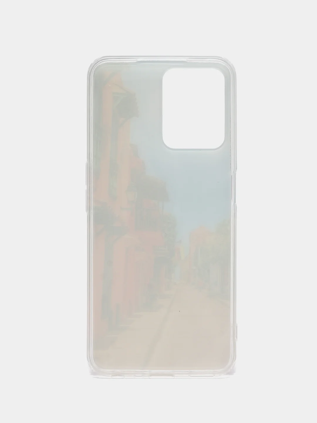 Лазурный чехол с рисунком на Realme C35 (Реалми С35)