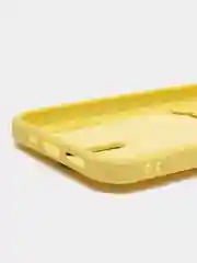 Лимонный чехол силиконовый для iPhone 7/8/SE/11/12/13/14/15/Plus/Pro Max, с карманом для карты