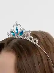 Ледяной диадема для девочки, ободок тиара детская для волос