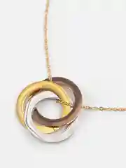Колье с подвеской из нержавеющей стали, 3 цвета