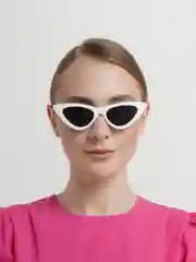 Белый солнцезащитные очки кошечки