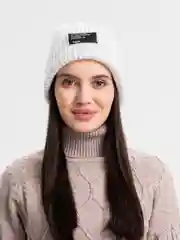 Белый шапка шерстяная, осенне-зимняя