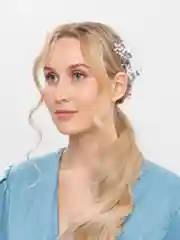 Серый аксессуар для волос/веточка для волос/свадебное украшение /свадебный диадема для никах/