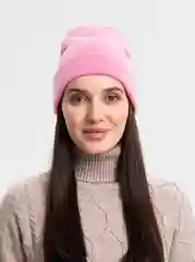 Розовый шапка бини унисекс
