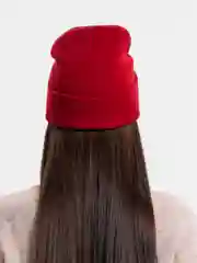 Красный шапка бини унисекс