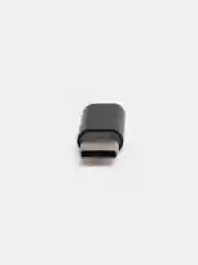 Черный адаптер переходник USB Type-C otg micro USB