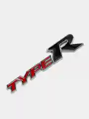 Красный металлическая наклейка для авто "TYPE R"