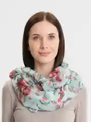 Бирюзовый палантин женский