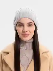 Серый металлик шапка женская, 6 цветов